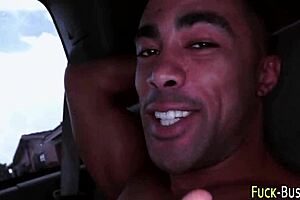 amateur babe feels public interracial blowjob thrill