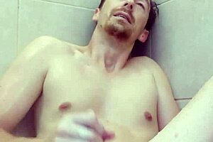 Shower masturbation session