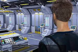 Stranded Doctor Gets Blowbang From Huge Cocks In Space