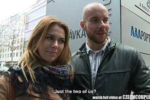 I saw this amazing busty teen 18+ and her bf gettin money for public sex, wow