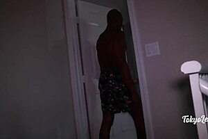 Curvy Japanese milf Tokyo Leigh rides pool guy Don Sudan in wild session