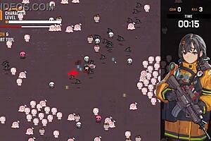 in isekai frontline, the protagonist fucks around in this slightly shitty game world with hentai twists.