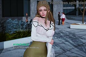 Eternum 233 Curvy Fat Teen With Big Tits In 3D Hentai Anime