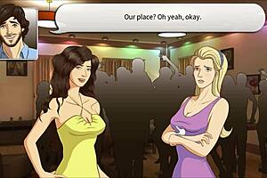 Ian kisses two hunks and masturbates to the memory.