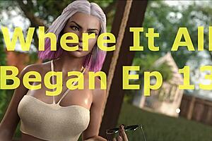 where the anime game series kicks off in episode thirteen