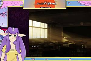 In the uncensored yaoi game, a muscular brunette bodybuilder encounters a monster at the pool, leading to intense gay encounters.