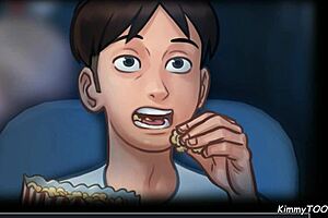 Summertime Saga - College Girl Rides Huge Cock In Dorm