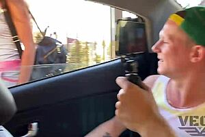 Stepsister delivers sloppy blowjob and messy facial!