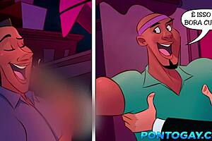 Check out the biggest cocks in gay cartoon basketball stars.