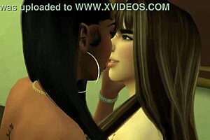 Sims 4 porn video with Wicked Whims mod: Porn stars at college party