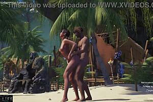 I fucked a pretty girl while dancing in this wild group scene.