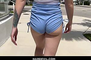 i love britt blair's bubble butt gaping in hardcore anal