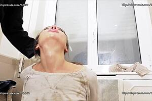 Nataly Gold - Extreme Deepthroat With Huge Dildo