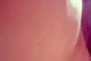 Horny girlfriend's shaved pussy teased close up