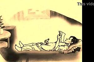 Vintage erotic drawings showcase retro charm in detailed cartoon style