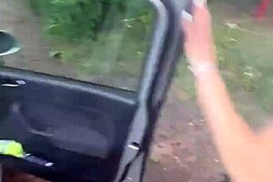 my fan caught me at work in the woods and fucked my ass and pussy hard