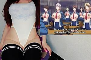 the only man in a women's college fucks them in hentai kyonyuu reijou ep 1