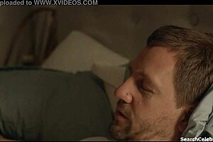 Ellen Dorrit Petersen goes topless in Blind 2014 with stunning nude scenes. Her big tits steal the show.