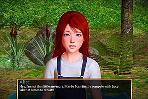 my new family 383 featuring small tits teen in erotic cartoon game