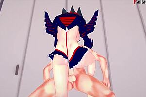 ryuko matoi gets hard sex in this fantasy hentai