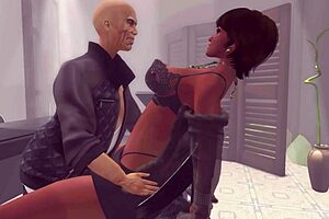 I’m obsessed with banging this young 18+ girl while grandpa watches