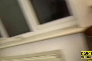 Stockinged BDSM Slut Feels Intense Bondage Pleasure With Small Tits