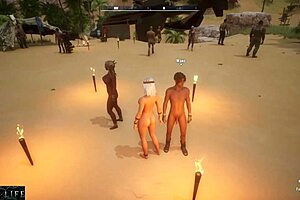 Guy Fucks Two Sluts In Public