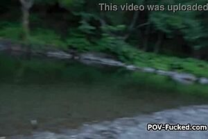 Riverside encounter with a beautiful stranger