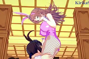 sagiri sakurai, setsuko ohara, excellen browning in wild lesbian hentai play