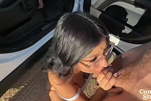 Watch Cami Strella Squirt In Outdoor Car Fuck!