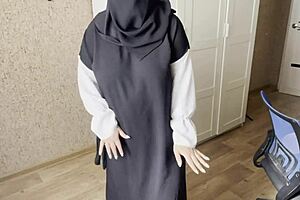 I'm so into watching this muslim teen 18+ masturbate in hijab with intense orgasm