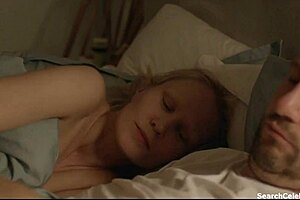 Ellen Dorrit Petersen goes topless in Blind 2014 with stunning nude scenes. Her big tits steal the show.