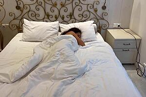 Black Guy Fucks Tight Pussy With Huge Dick, Lifting Skirt For Intense Action