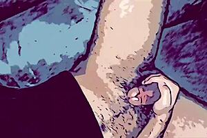 Gay animation fucks passive mouth with big cock