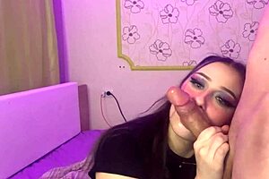 Cute step sis GOT THROATED HARD with choking