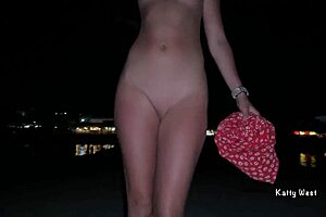 Teen Undresses on Beach, Clothes Ripped