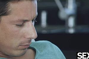 beautiful black brazilian babe rides hairy pussy on desk