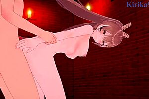 Holy Shit Hakos Baelz And Nanashi Mumei In Intense Sex - Hololive Vtuber Hentai