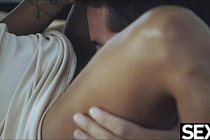 beautiful black brazilian babe rides hairy pussy on desk