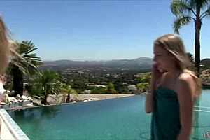 Blonde Beauty Humiliated with Pantsing in the Hills