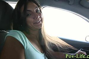 teen gets creamed by big black cock in pov hardcore