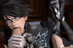 Bayonetta 3D Hentai Compilation Featuring Deepthroat and Group Scenes