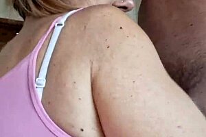 teresa sucks dick in armpits, then cums on feet!