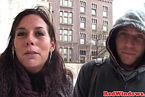 Dutch Hooker In Pussylicked Threeway Gets Facialized