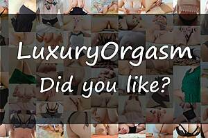 Horny cutie fingers tight shaved pussy to luxury orgasm