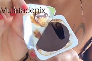 i fulfilled a fetish, breno licks everything naughty!