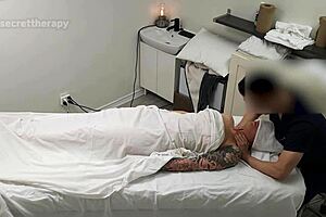 Alice, young waitress, didn't expect my special massage at the spa?