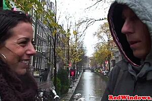 Dutch Hooker In Pussylicked Threeway Gets Facialized