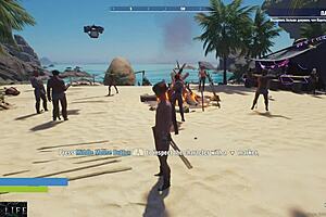 I fucked a pretty girl while dancing in this wild group scene.