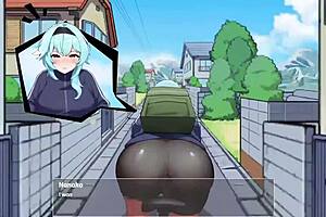 Busty Delivery Worker Exposed with Big Tits